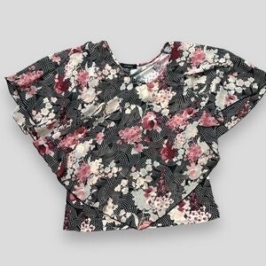Liz Mccoy floral  layered blouse